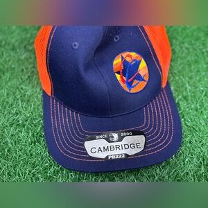 Navy and Orange‎ Baseball Cap